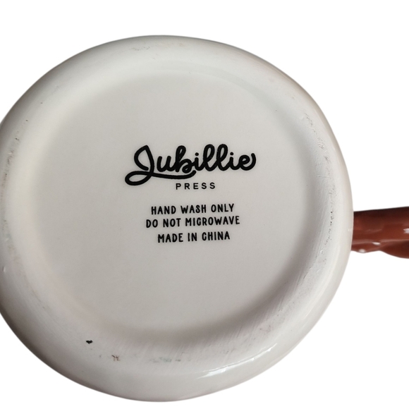 Hand Painted Pretzel Handle Ceramic Mug NWT - Picture 7 of 8